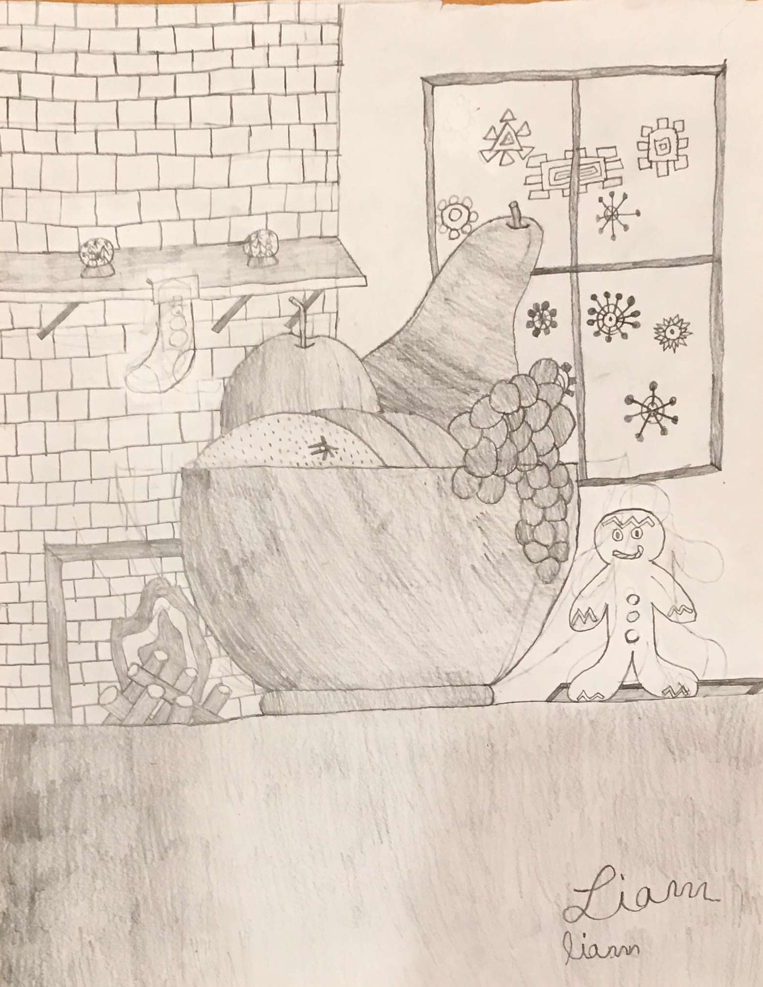 Fruit Bowl (Christmas Style)